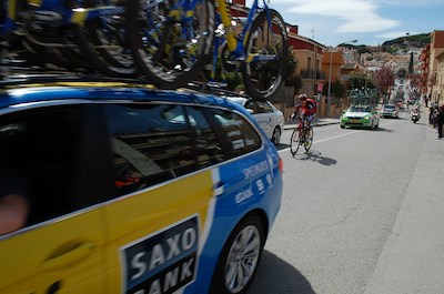Pas de la Volta Ciclista a Catalunya per Llavaneres