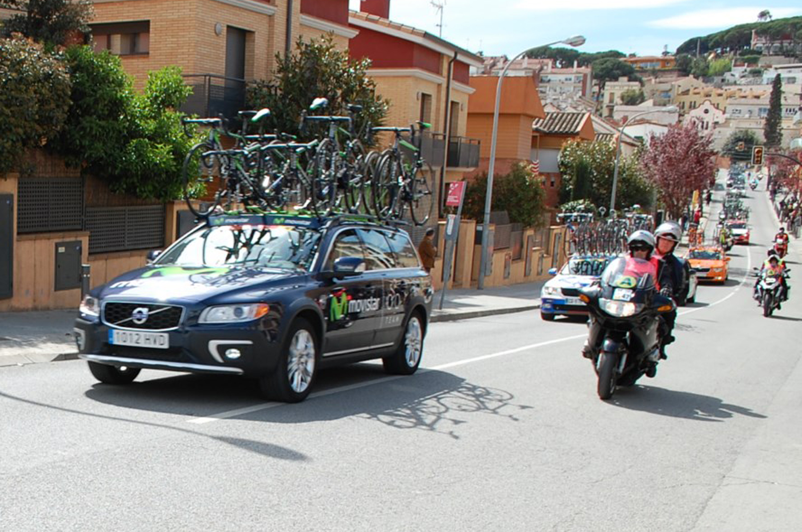 Pas de la Volta Ciclista a Catalunya per Llavaneres