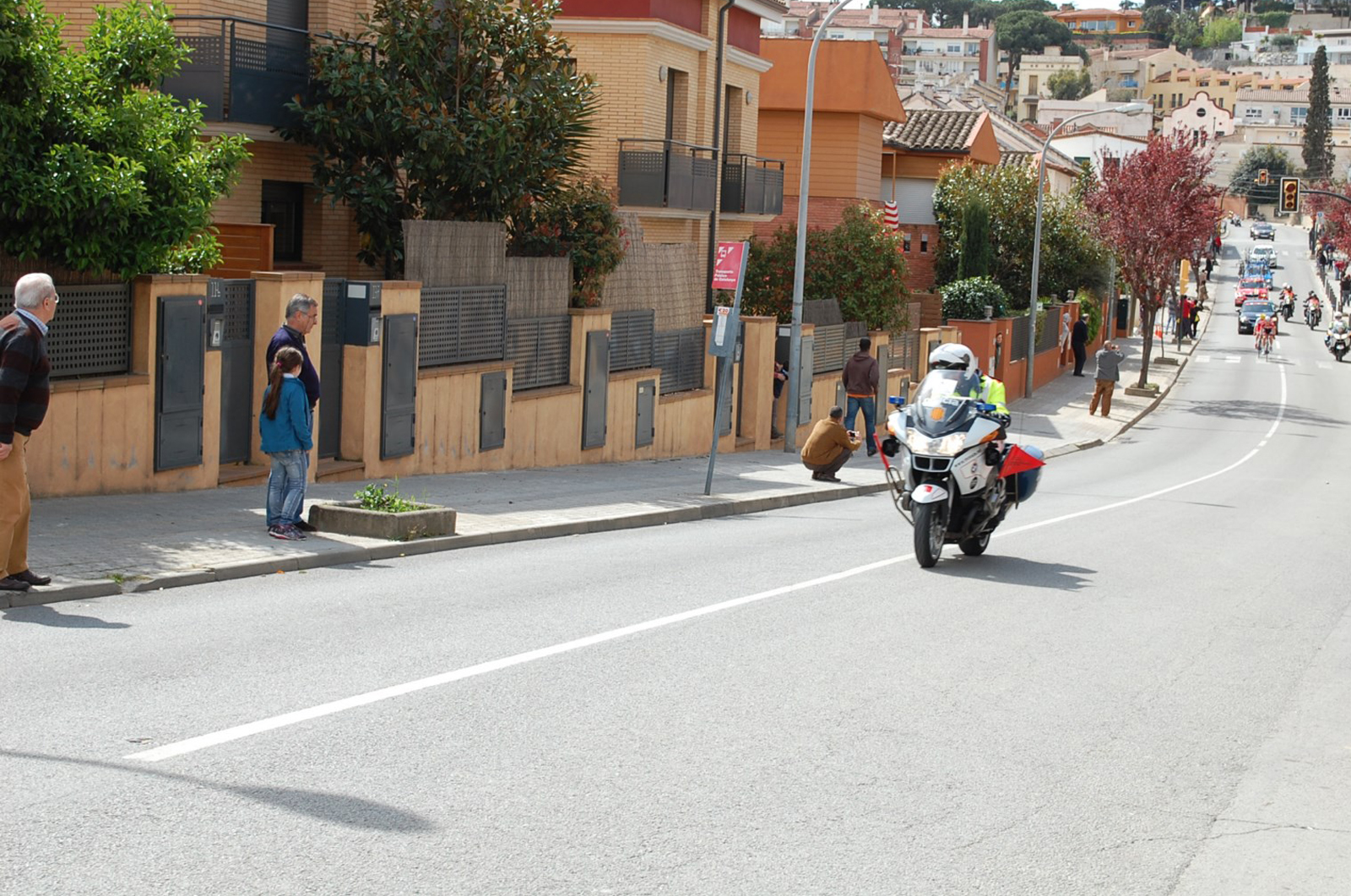 Pas de la Volta Ciclista a Catalunya per Llavaneres