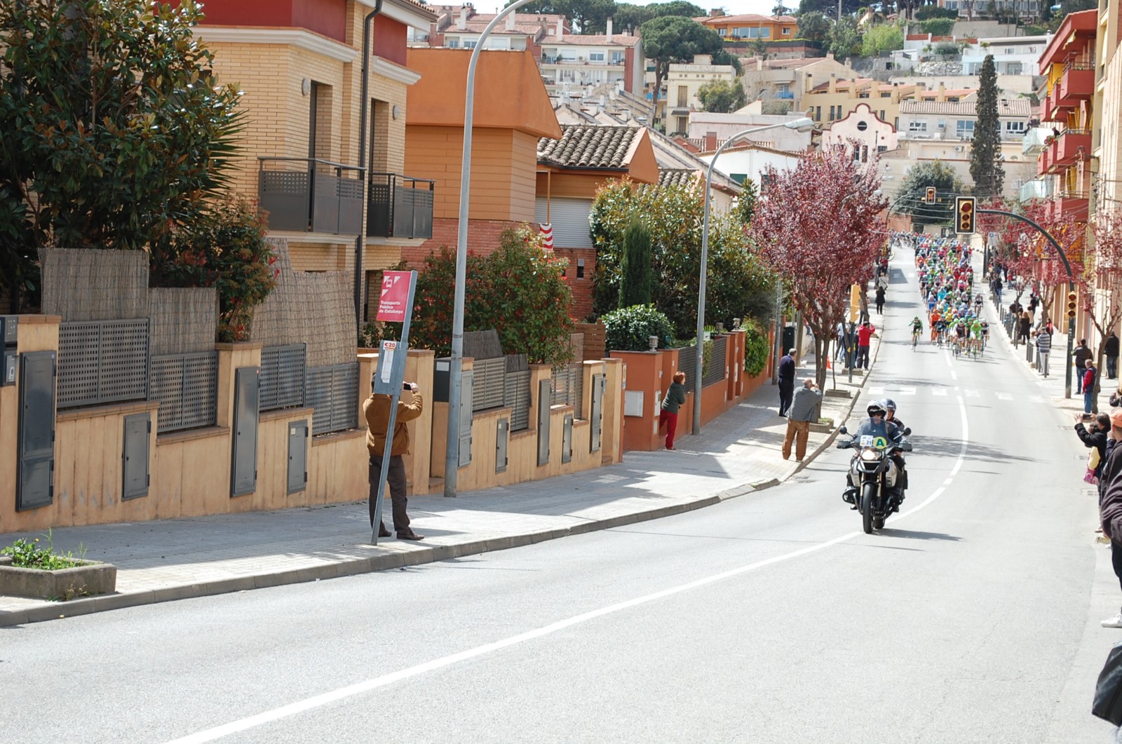 Pas de la Volta Ciclista a Catalunya per Llavaneres