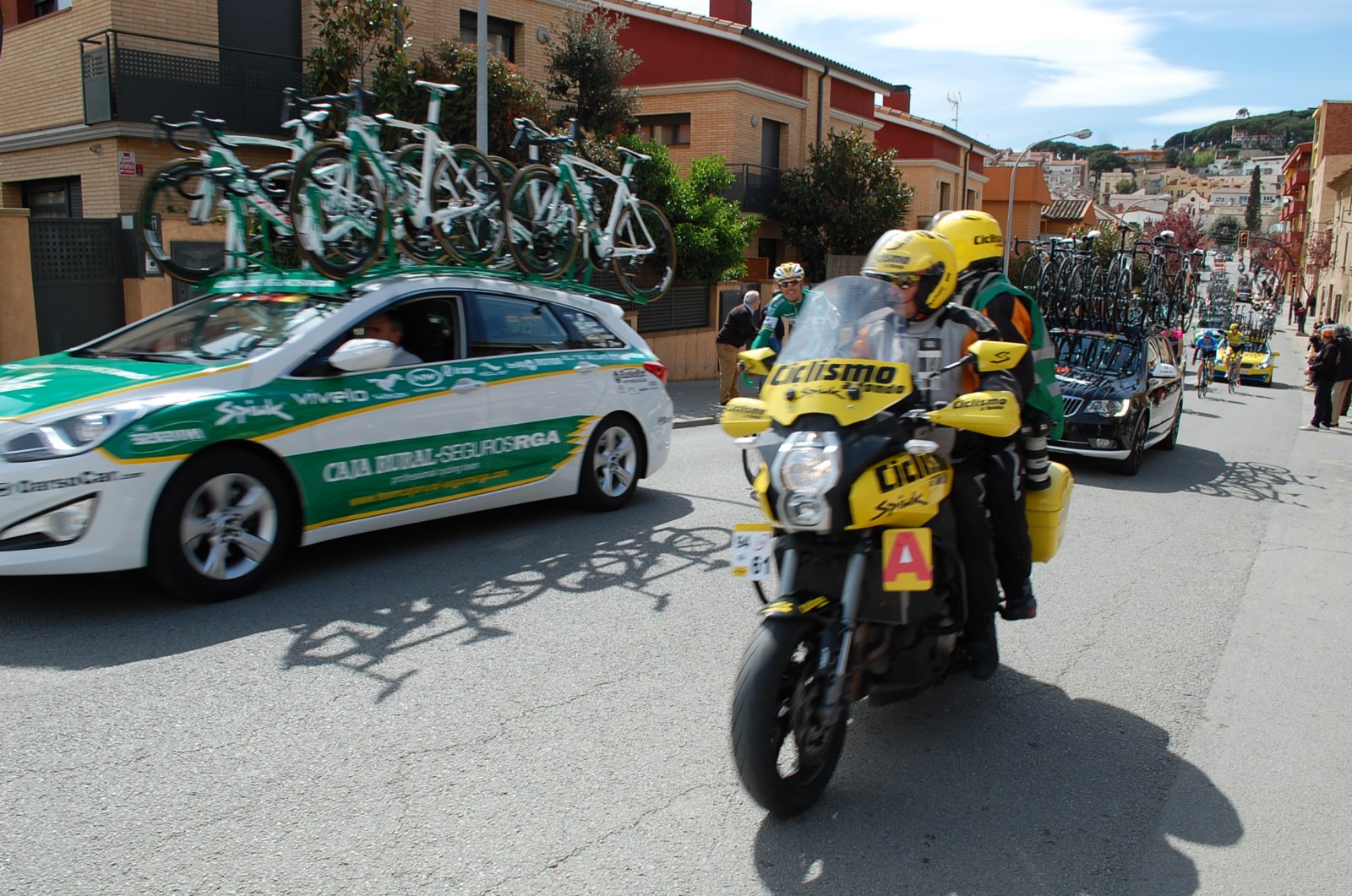 Pas de la Volta Ciclista a Catalunya per Llavaneres