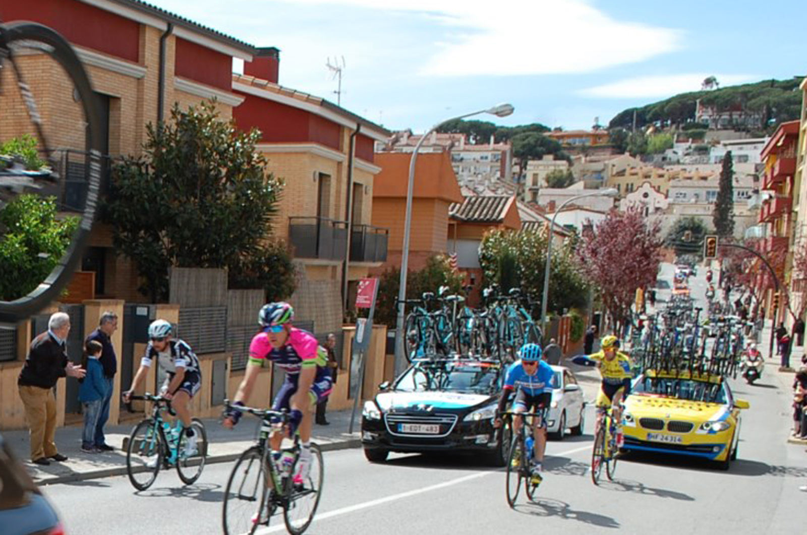 Pas de la Volta Ciclista a Catalunya per Llavaneres