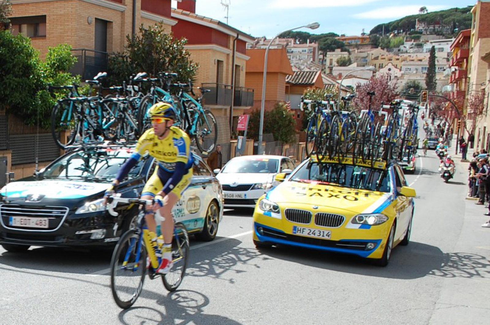 Pas de la Volta Ciclista a Catalunya per Llavaneres