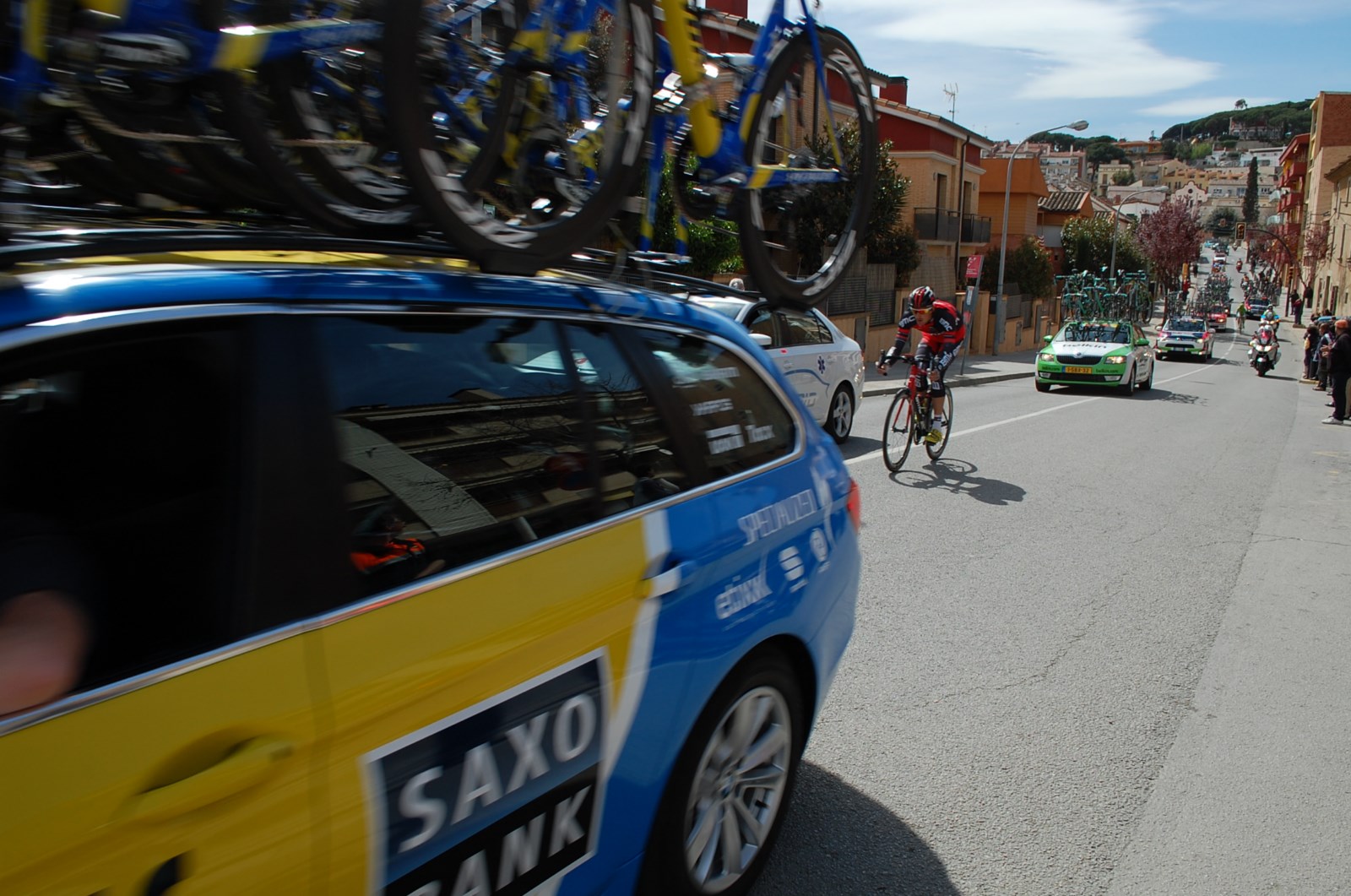 Pas de la Volta Ciclista a Catalunya per Llavaneres