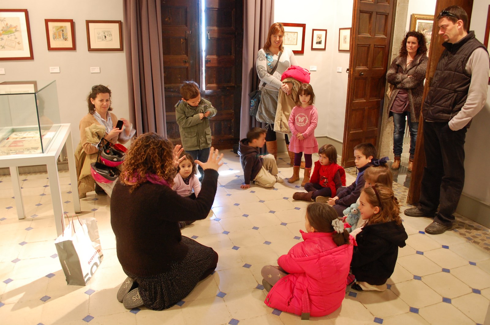 Conte a la sala de dibuixos de la pinacoteca