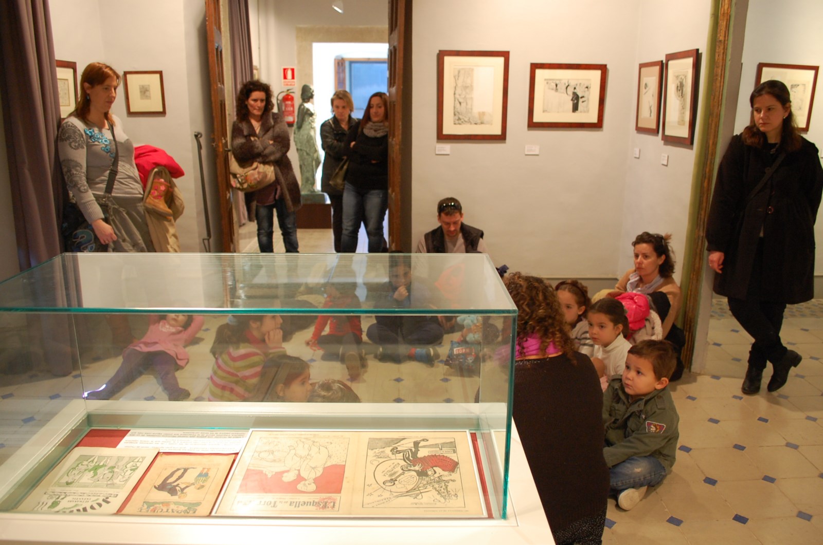 Conte a la sala de dibuixos de la pinacoteca