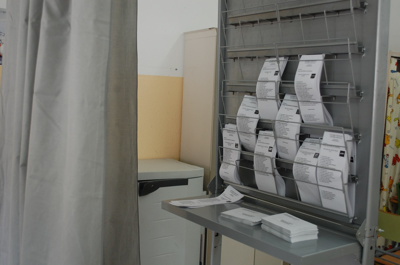 Paperetes electorals a punt per al 24 de maig de 2015. Eleccions municipals