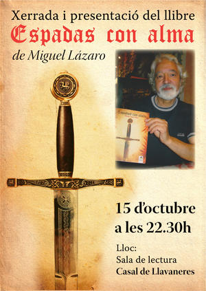 Presentació de llibre de Miguel Lázaro