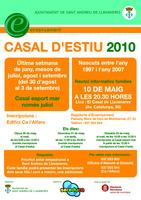 Cartell del Casal d'Estiu 2010