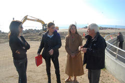 Visita d'obres al passeig mar&iacute;tim