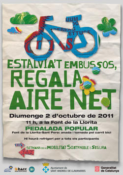 Cartell pedalada popular