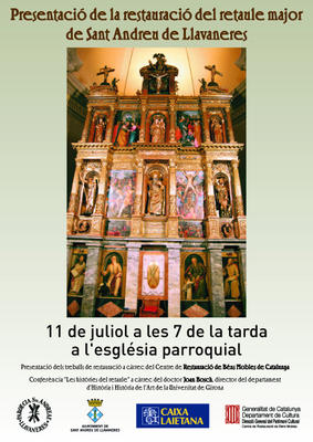 Retaule de l'església parroquial de Sant Andreu