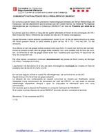 Comunicat del Cecat