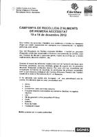 Recollida d'aliments
