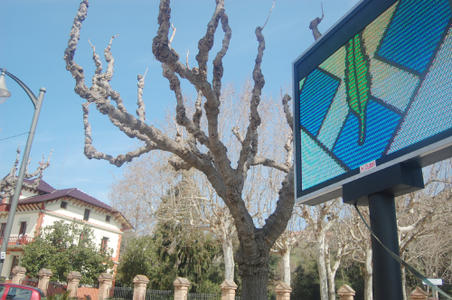 Pantalla de leds