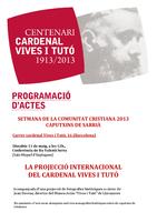 Conferència a Sarrià