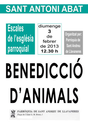 Benedicció animals