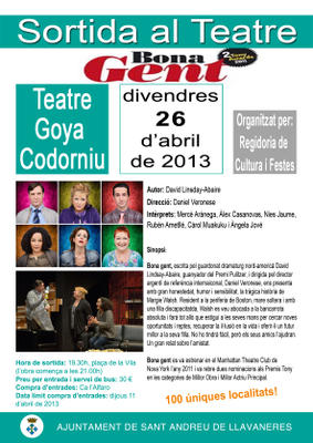 Sortida al teatre