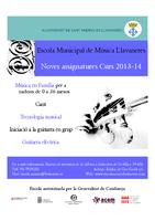 Novetats curs 2013-2014