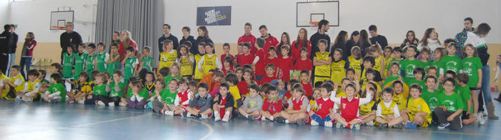 Trobada d'Escoles de B&agrave;squet a Llavaneres