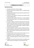Normativa per al torneig de futbol 7