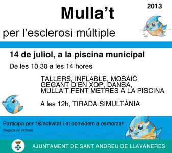 El cartell del "Mulla't" a Llavaneres