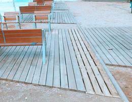 Reparaci&oacute; de les fustes del parc de Can Matas