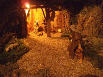 Pessebre de Nadal de l'esgl&eacute;sia parroquial