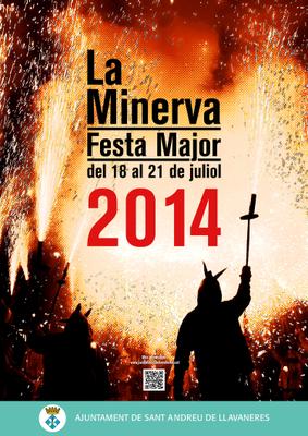 Cartell de la Festa Major de la Minerva 2014