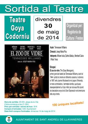 Cartell sortida al teatre