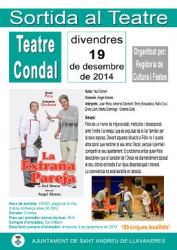 "La extraña pareja": el cartell! "La extraña pareja": el cartell!
