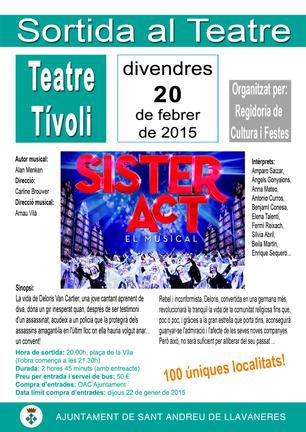 Sortida al teatre Febrer de 2015: el cartell Sortida al teatre Febrer de 2015: el cartell