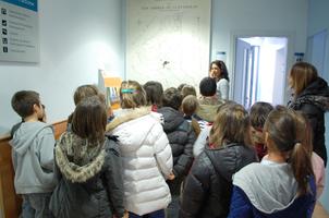 Visita de l'Escola Laband&agrave;ria a l'Ajuntament