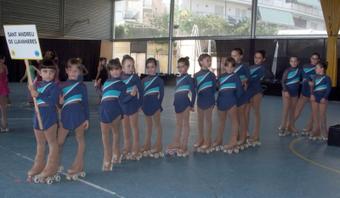 Desfilada de l'equip de Llavaneres