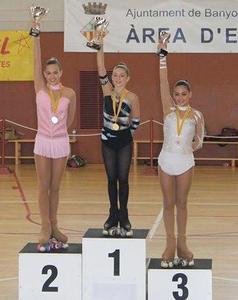 Anna Rabassa, dalt del podi.