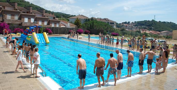Tirada simult&agrave;nia al Mulla't 2014. Diumenge 13 de juliol, 12 h, piscina de Llavaneres