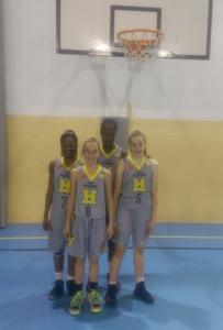 Jugadores de b&agrave;squet del Femen&iacute; Maresme B&agrave;squet