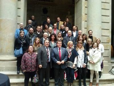 Foto de fam&iacute;lia de les empreses del Maresme distingides amb el distintiu tur&iacute;stic de qualitat SICTED.
