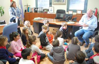 Visita dels alumnes de 3r de l'Escola Jaume Llull