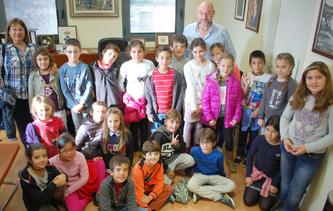 Visita dels alumnes de 3r de l'Escola Jaume Llull