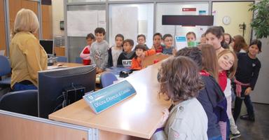 Visita dels alumnes de 3r de l'Escola Jaume Llull