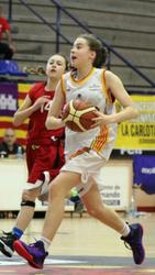 Jugadores del Femen&iacute; Maresme B&agrave;squet al Campionat d'Espanya mini