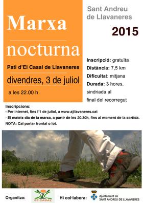 Marxa Nocturna 2015: el cartell