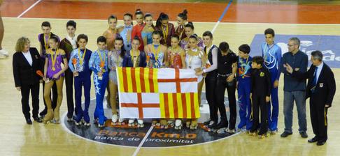 Foto de fam&iacute;lia: classificats per al Campionat de Catalunya