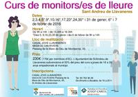 Curs de monitors: el cartell