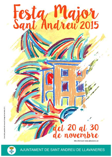 Festa Major de Sant Andreu 2015: el cartell