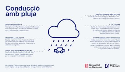 Conducci&oacute; amb pluja