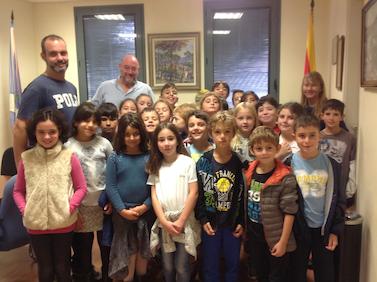 Visita d'alumnes de 3r de l'Escola Jaume Llull