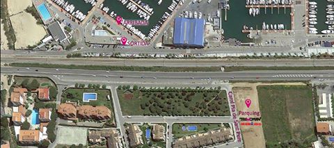 Mapa aparcament per a la Triwoman