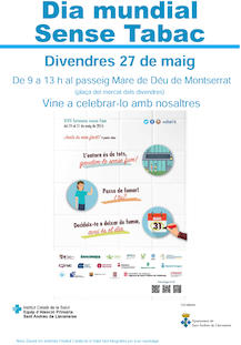 Dia mundial sense tabac: cartell